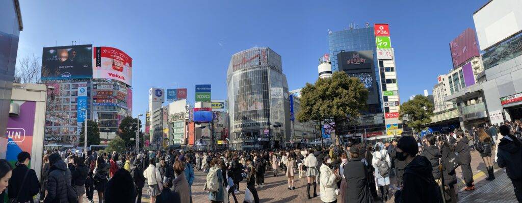 Foto von Shibuya im Widescreen Format